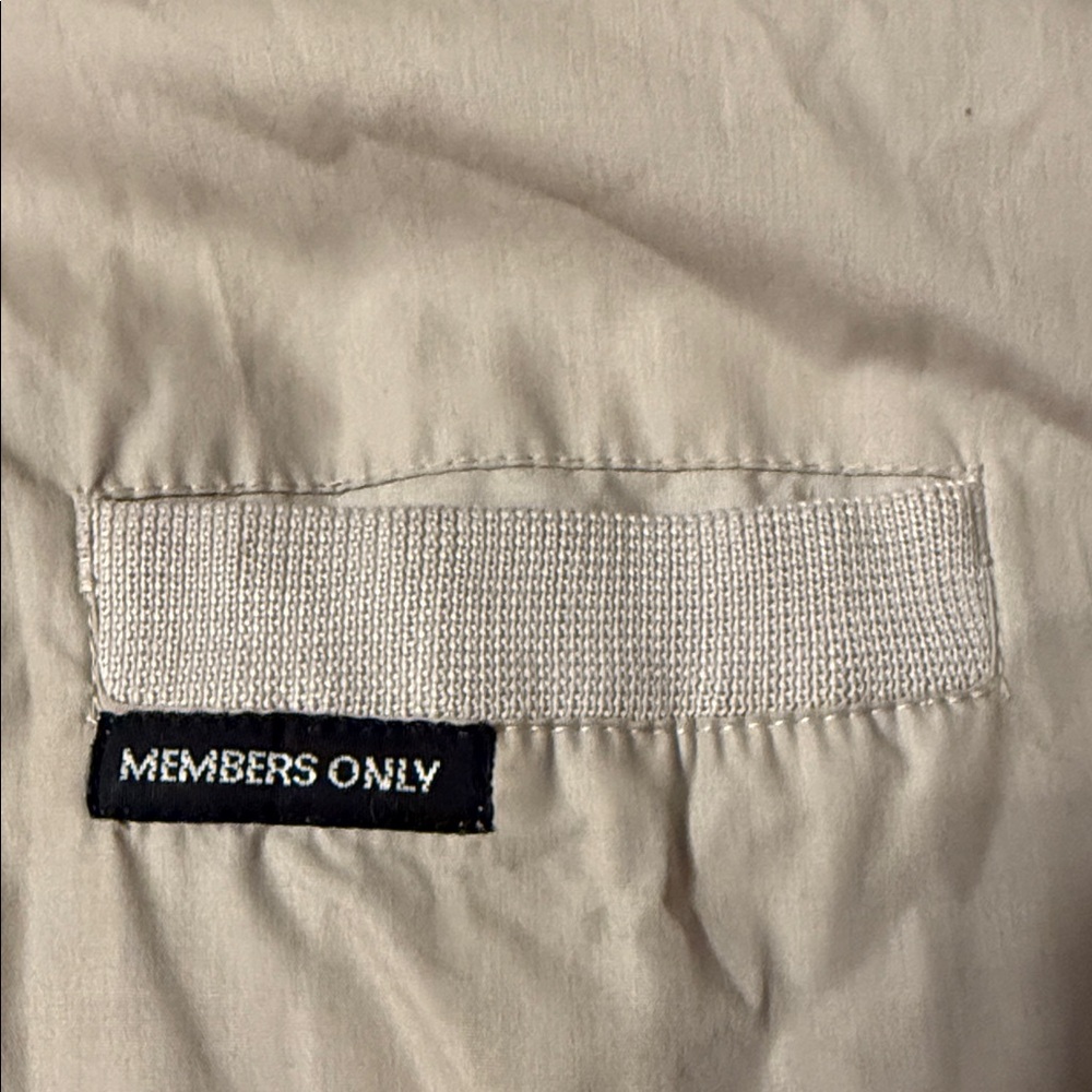 Members Only Light Tan Jacket - Picture 2 of 4